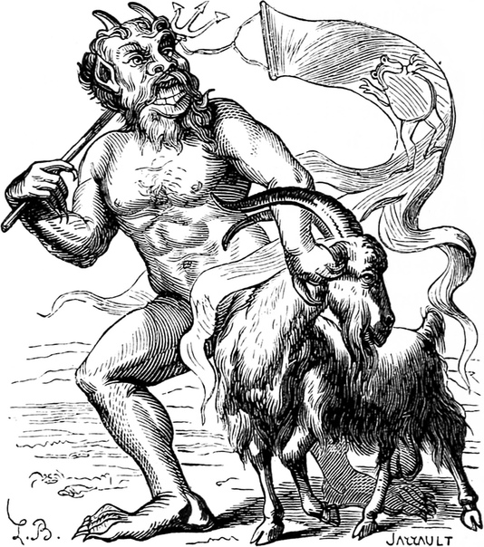 Азазель и «козел отпущения». Луи Бретон, 1825, Инфернальный словарь