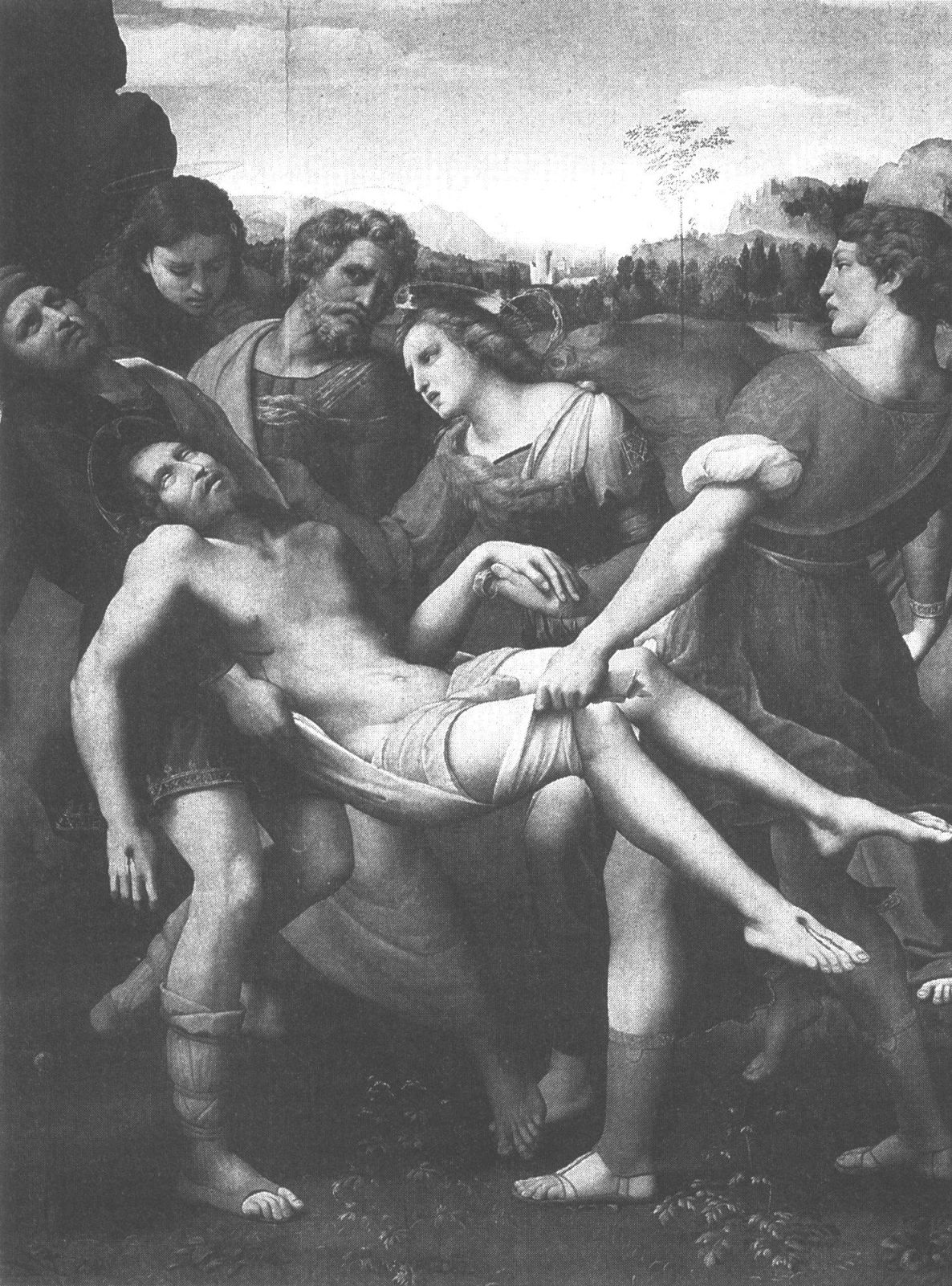 Рафаэль Санти. Положение во гроб. Ок. 1507 г.