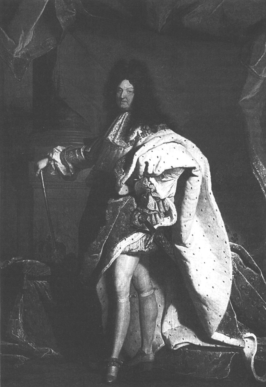 Гиацинт Риго. Людовик XIV король Франции. 1701 г.