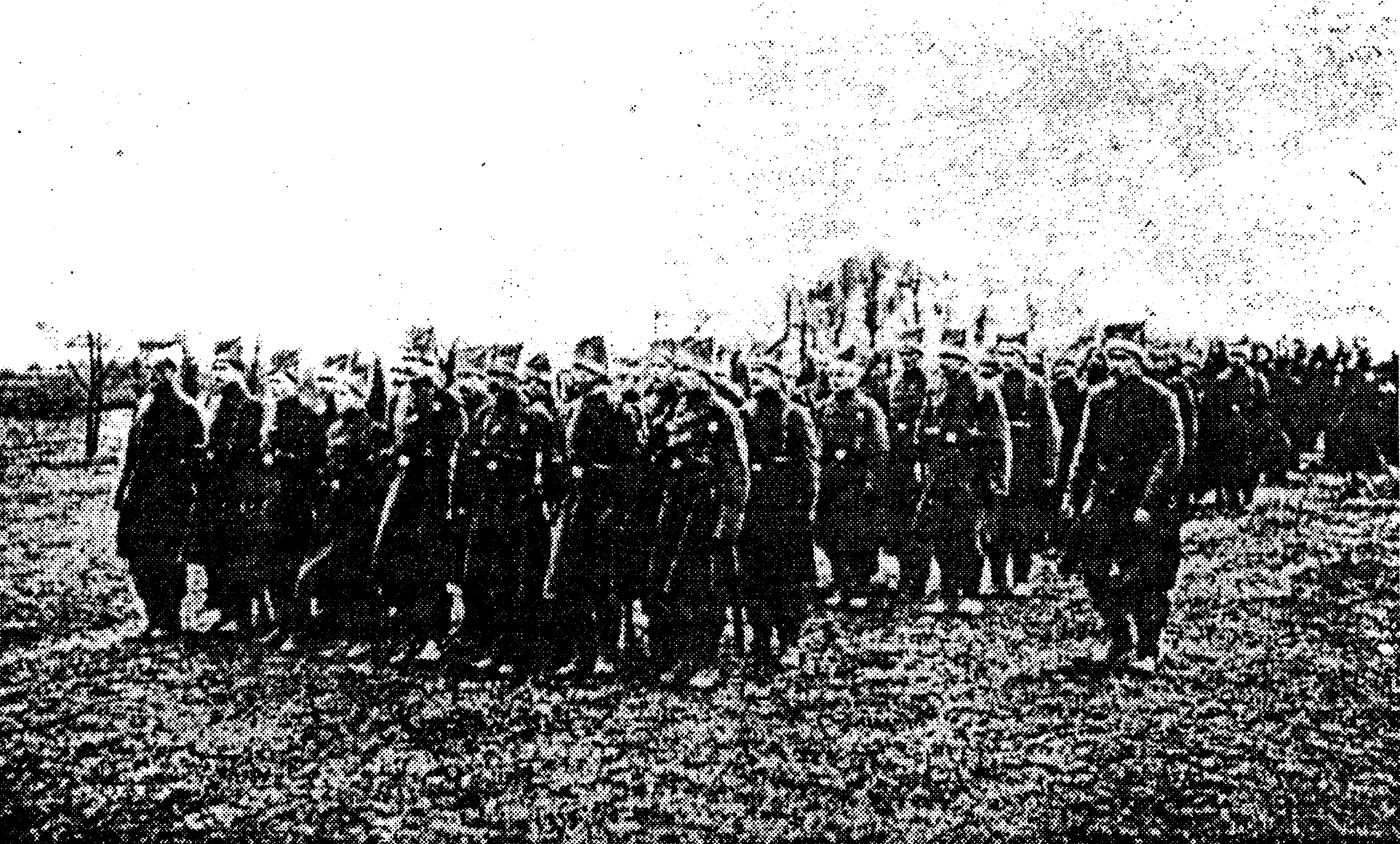 Части 2-го Синежупанного полка под Киевом, апрель 1918 года
