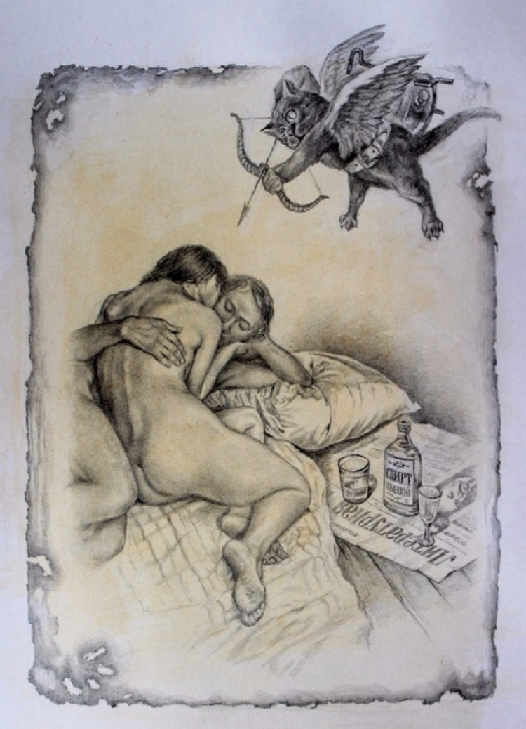 Иллюстрация к «Мастеру и Маргарите». Александр Ботвинов