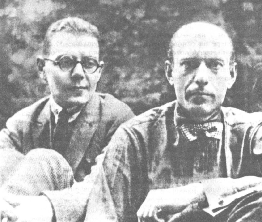  Н.Н. Лямин и С.С. Топленинов (слева). 20-е годы. Фото Н. Ушаковой