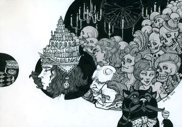На балу у Сатаны. Иллюстрации Ольги Левиной к «Мастеру и Маргарите»