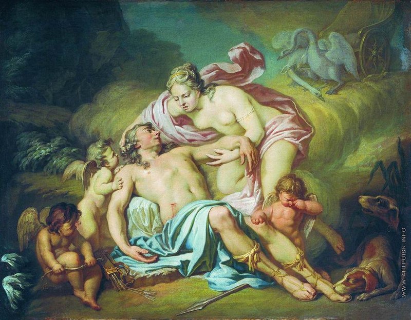 А.П. Лосенко. «Смерть Адониса». 1764