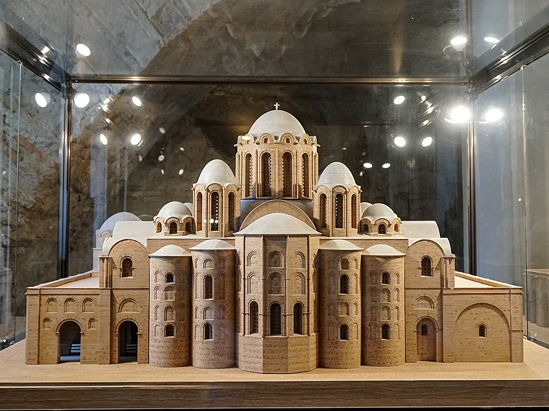 Макет-реконструкция первоначального облика Софийского собора в Киеве