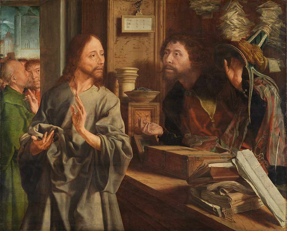 Маринус ван Реймерсвале. Призвание святого Матфея (1530)
