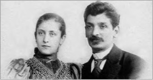 И.Д. Пигит с женой Верой. Рига. 1896