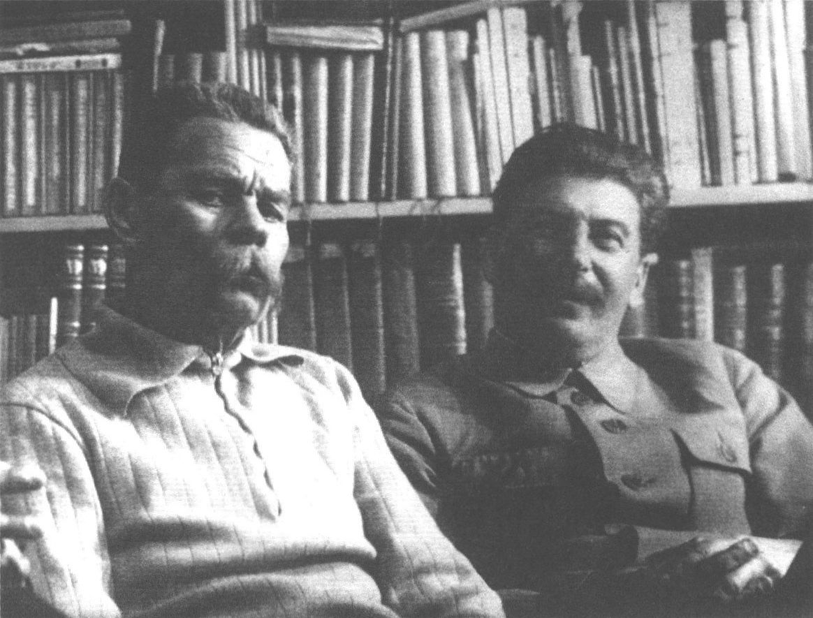 А.М. Горький и И.В. Сталин. 1931 г.