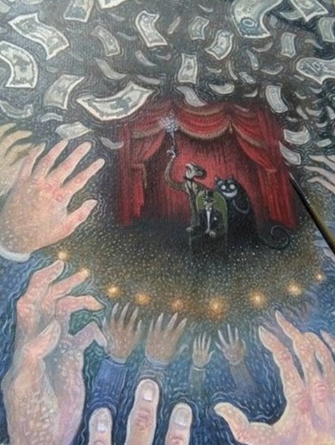 Сеанс черной магии в театре Варьете. Иллюстрации Марчина Минора (Marcin Minor) к «Мастеру и Маргарите»