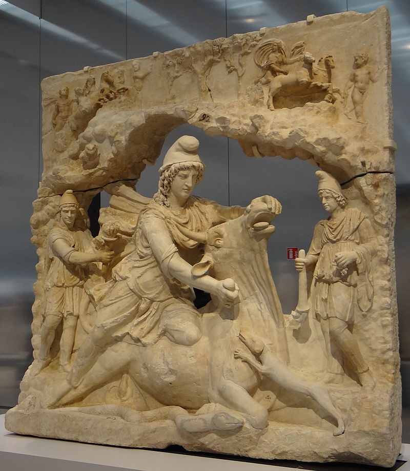 Митра, убивающий быка, ок. 150 н.э.