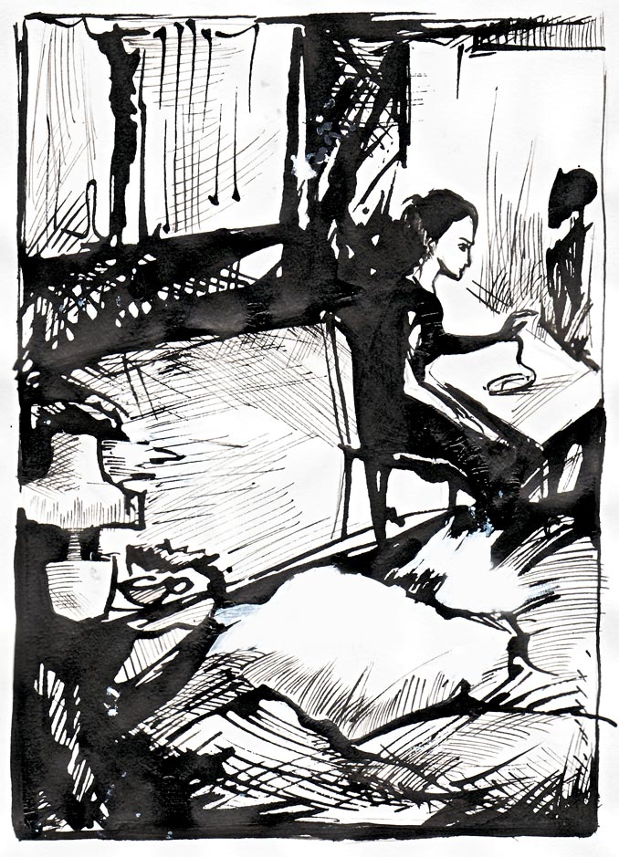 Иллюстрации Ксении Моргуновой к «Мастеру и Маргарите»