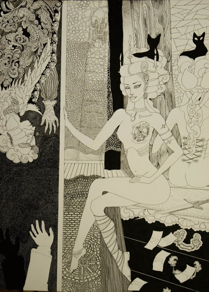 Иллюстрации Антонины Московцевой к «Мастеру и Маргарите»