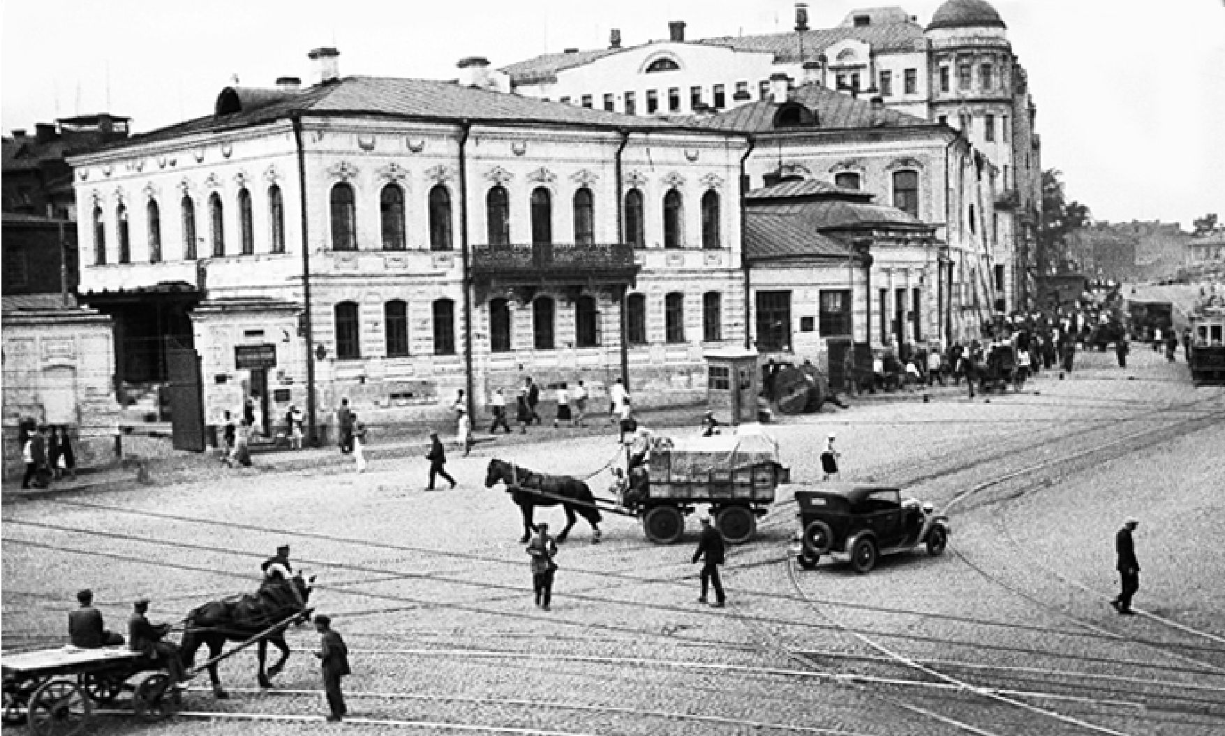 1920-е гг. Каланчёвская улица. Здесь до переезда на Мясницкую жил Михаил Яншин