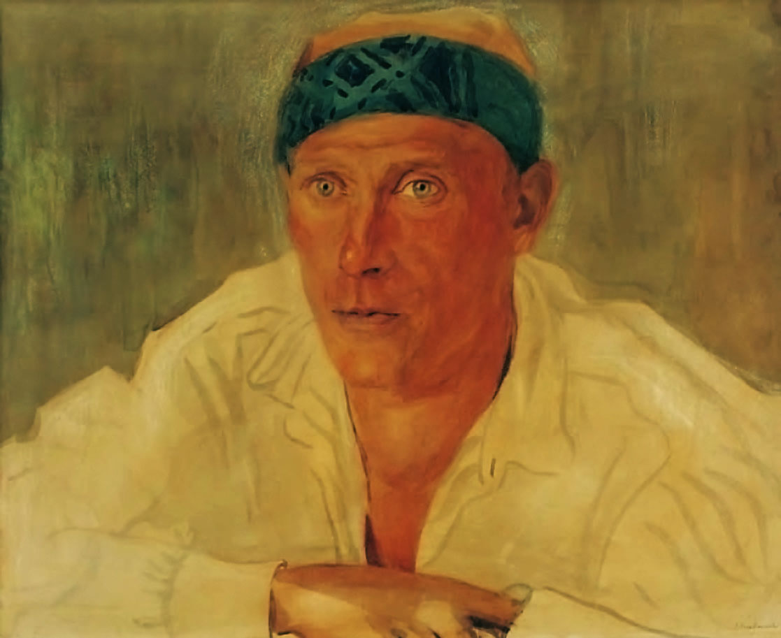 Михаил Булгаков. Портрет работы Ольги Остроумовой-Лебедевой (1925)