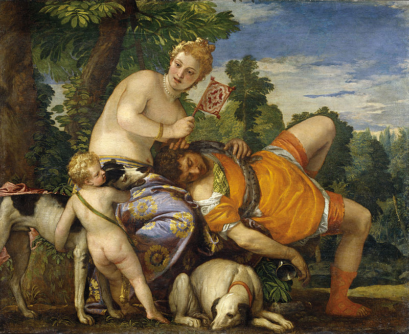 Паоло Веронезе. Венера и Адонис. 1580
