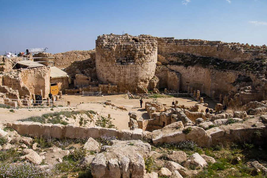Развалины дворца Ирода в Иерусалиме