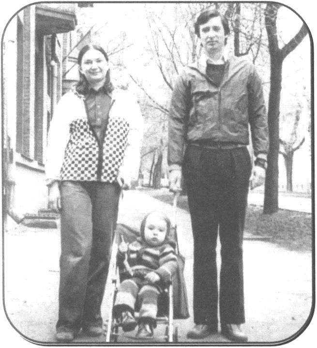Семья Черниговских: Владимир с женой Валентиной и сыном Костей. 1980 г. (Архив Т.К. Вертышевой)