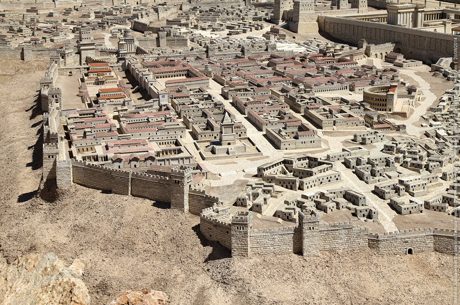 Реконструкция Иерусалима времен Христа. Старый город