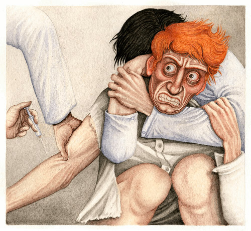 Иллюстрация Энрико Рипосати (Enrico Riposati) к «Мастеру и Маргарите»