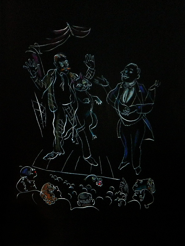 Сеанс черной магии в Варьете. Иллюстрации Г.А.В. Траугот к «Мастеру и Маргарите»