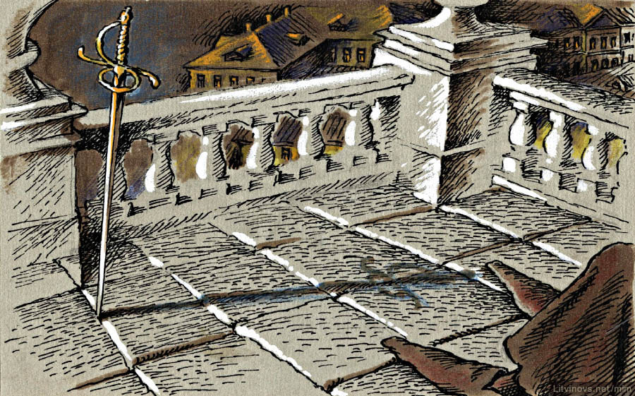 Тень от шпаги Воланда. Иллюстрации Сергея Тюнина к «Мастеру и Маргарите»