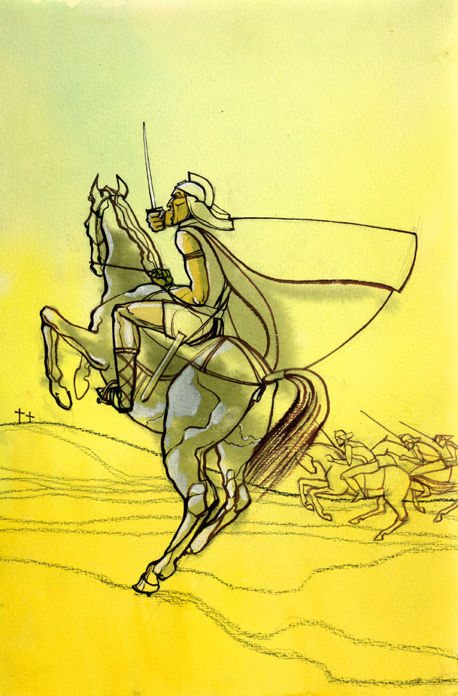 Кавалерийская ала. Иллюстрация Александра Выгалова к «Мастеру и Маргарите»
