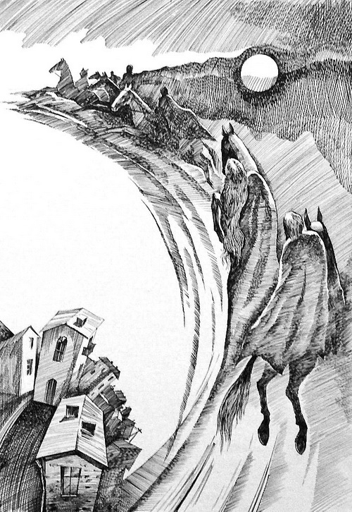 Прощание с городом. Иллюстрации Василия Яшкевича к «Мастеру и Маргарите»