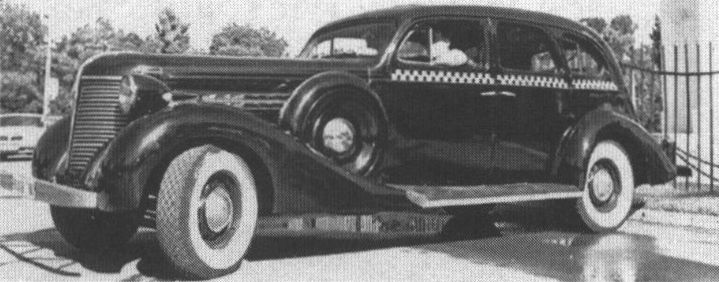 Такси ЗИС-101. Фото второй половины 1930-х