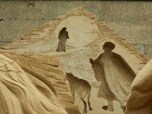 Скульптуры из песка «Мастер и Маргарита»