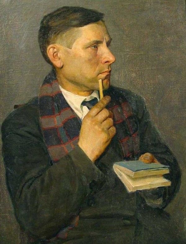 Михаил Булгаков. Портрет работы Николая Радлова (1928)