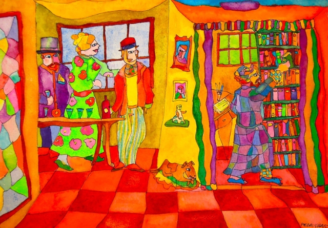 Шайка Воланда. Иллюстрации Педро Ухарта (Pedro Uhart) к «Мастеру и Маргарите»