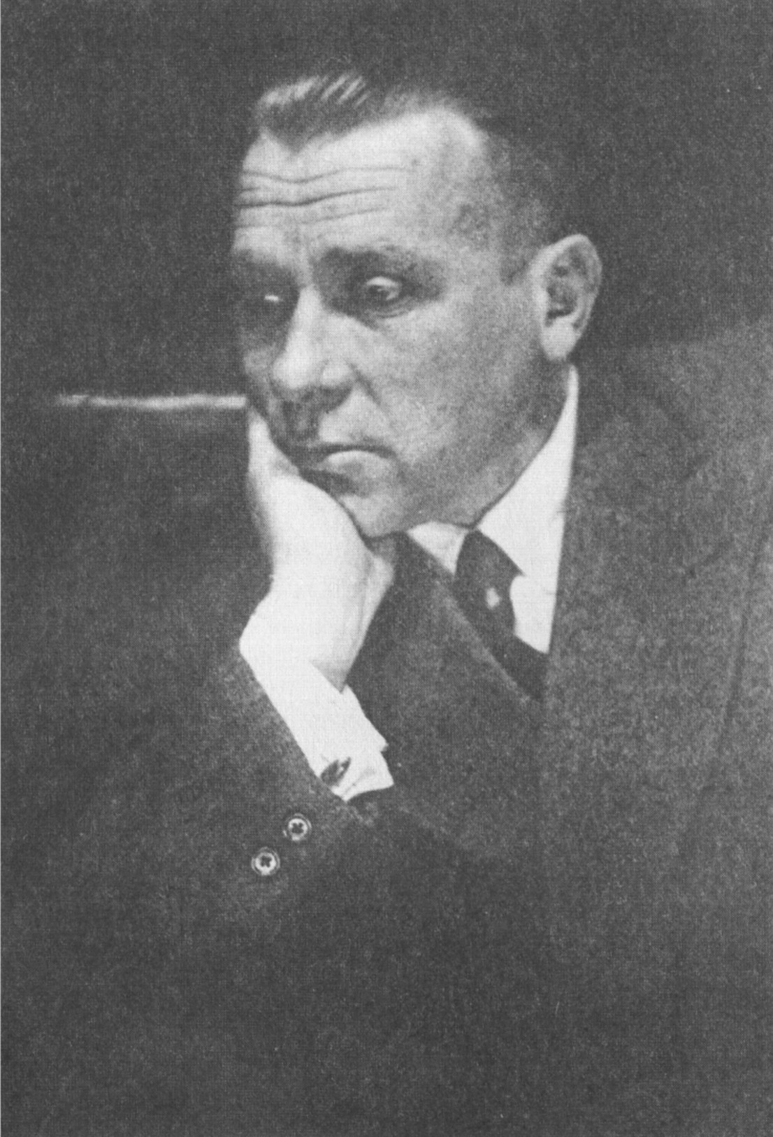 Михаил Булгаков на генеральной репетиции «Мольера». 5 февраля 1936 г.